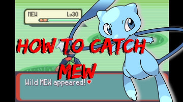 How to Catch Mew Pokemon Emerald Cheats No$GBA Visual Boy Advance Codebreaker Action Replay *2021*