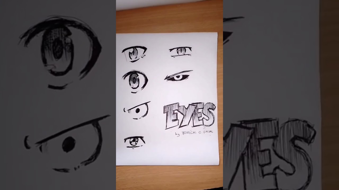 Trick & Tips how to draw comic manga EYES 
