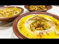 Details of HUMMUS & BEANS: Up Close and Personal in Super Slow-motion... MOUTHWATERING