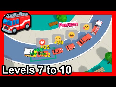 How to play Traffic Rush - Lvl 7 to Lvl 10 [Gameplay] poki.com car games