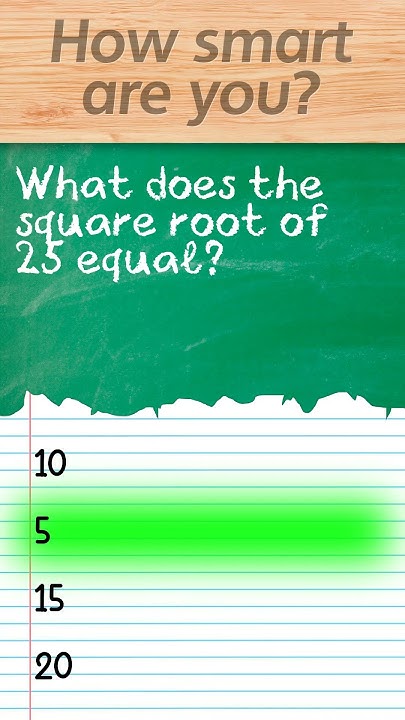 what-does-the-square-root-of-25-equal-youtube
