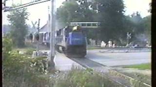 Conrail SENH Crosses Route 9 in Fishkill, NY