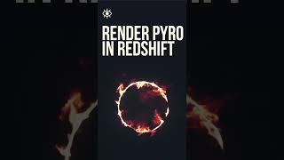 How to Render #Cinema4d Pyro Fire Simulations in Redshift!