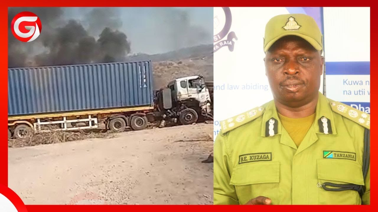 AJALI MBAYA TENA MBEYA! MAGARI ya MIZIGO YAGONGANA - MOTO MKUBWA WALIPUKA - LORI LATEKETEA...