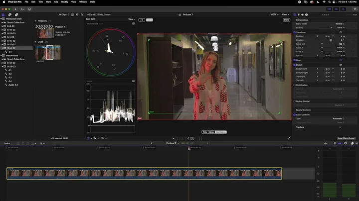 How To Create a Vertigo Effect in Final Cut Pro