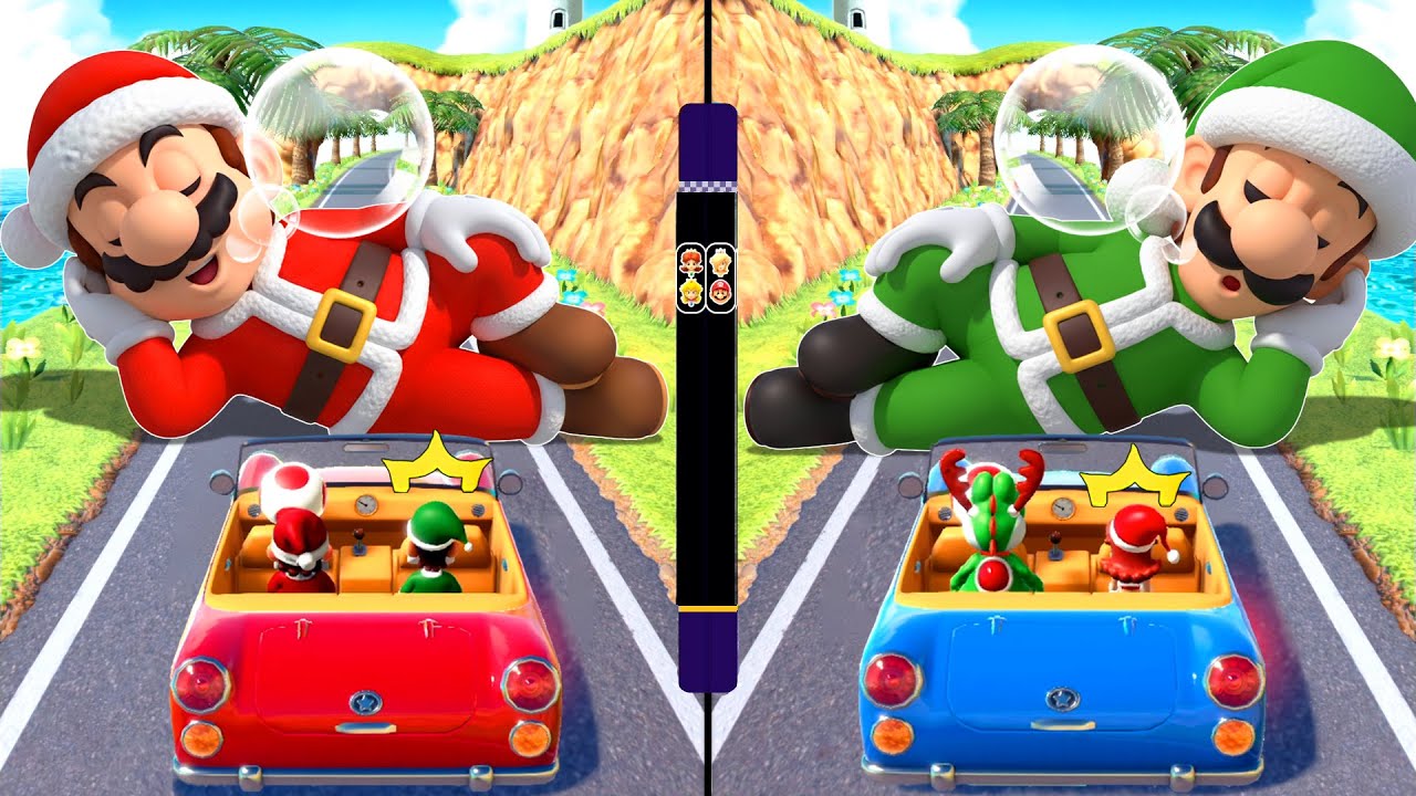 マリオパーティスーパースターズ】すべての面白いミニゲームサンタ
