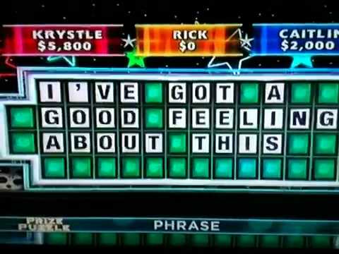 Amazing Wheel Of Fortune Puzzle Solve With One Letter