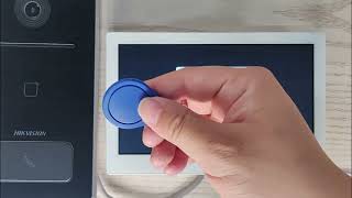 Ds-Kv6133-Wme1 How To Issue Rfid Card Via Admin Card And Indoor Screen