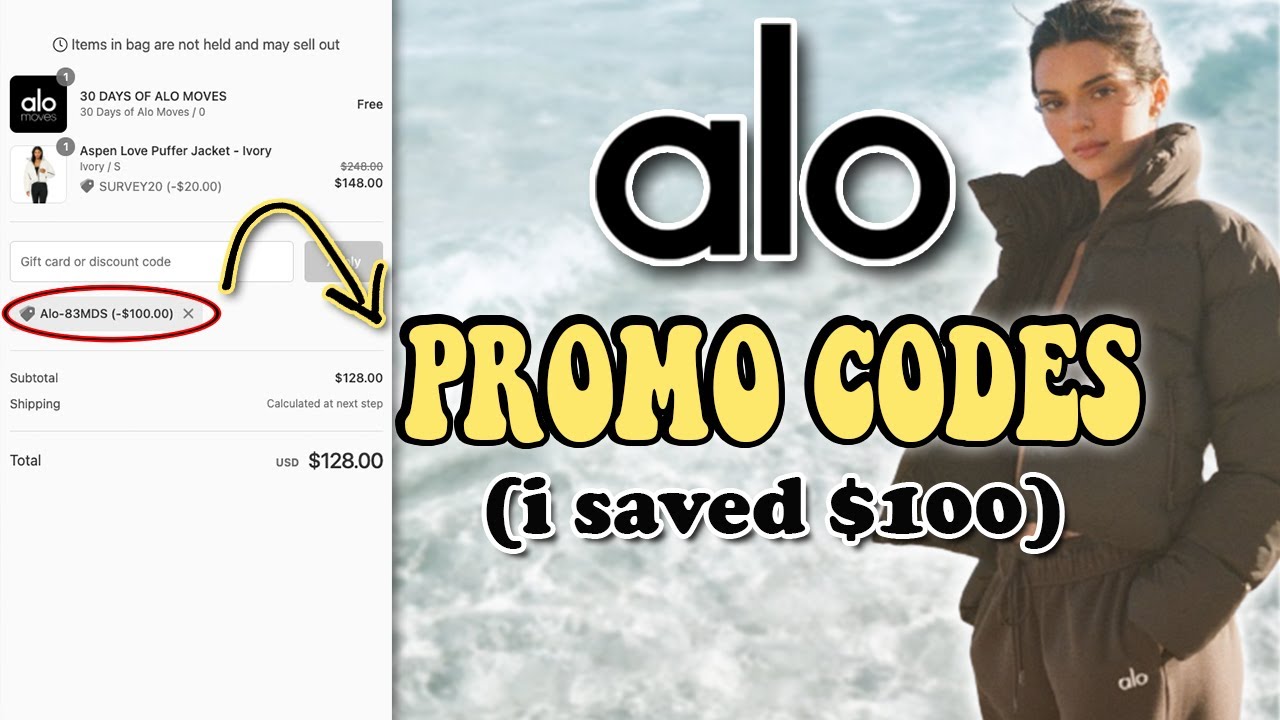 I found the Best Alo Yoga Discount Code currently working site wide