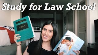 HOW I STUDY FOR LAW SCHOOL | 1L FINALS