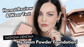 Natasha Denona Hy Glam Powder Foundation! Honest Review \u0026 Wear Test