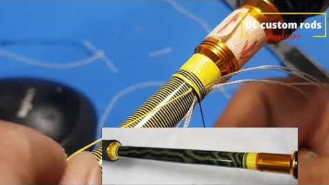 how to tiger wrap ( basic) - tiger wrap cơ bản cho cần câu