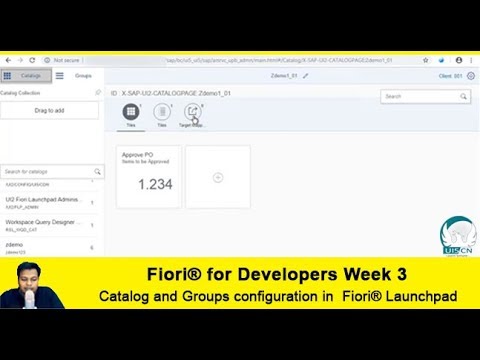 Fiori® Launchpad - Overview of Fiori® Launchpad configuration & Starting With User Creation