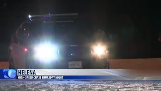 High-speed chase through Helena ends in arrest