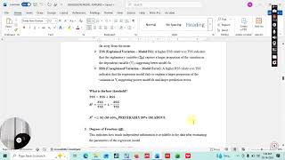 Details FEATURES OF A REGRESSION MODEL – PART III Guide