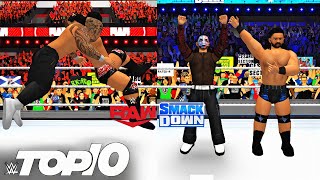 Wwe Rawsmackdown Top 10 Moments Wr3D 2K22