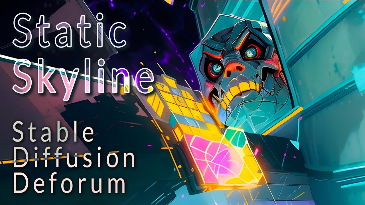 Static Skyline | 4k Stable Diffusion Deforum Animation - YouTube
