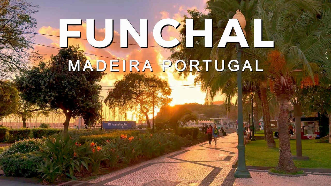 Funchal Walking Tour 2026 | Madeira - Portugal 🇵🇹 | Cinematic Streets & Local Life