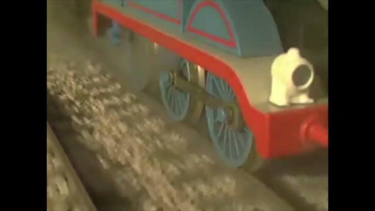 Thomas Brakes Hard At A Red Signal And The Chickens Have A Very Bumpy
