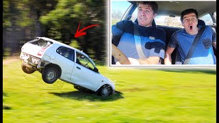 World Record Car Jump Attempt Goes Wrong **FAIL***
