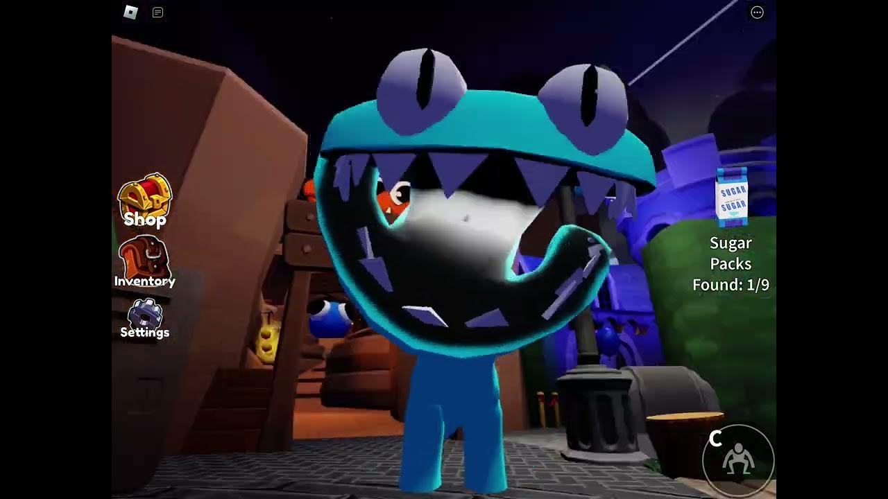 Cyan Jumpscare rainbow friends chapter 2 - YouTube