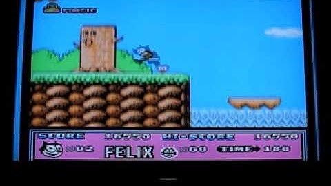 FELIX the CAT for Sega Genesis/Megadrive - Unofficial port from NES