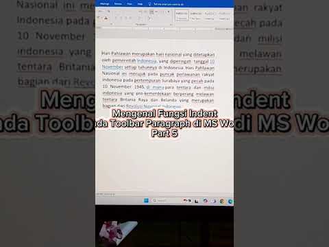 Belajar Fungsi Indent