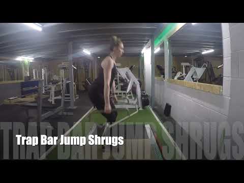 Trap Bar Jump Shrugs