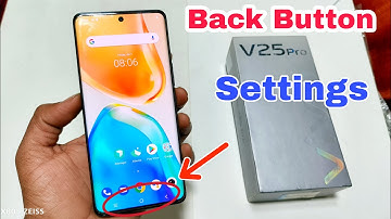 vivo v25 pro back button settings | how to set back button vivo v25 pro | change navigation buttons