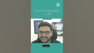 Front End Developer vs SDE ! | #shorts