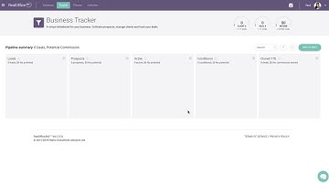 RealOffice360™ - Business Tracker Overview