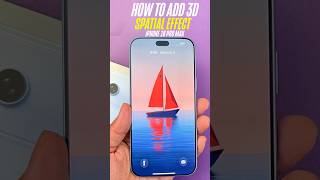 iPhone 18 pro max - How To Add 3D Spatial Effect Wallpaper 🔥Spatial Wallpaper