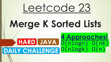 Leetcode 23 Merge k Sorted Lists (Java)
