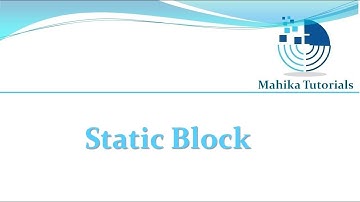 Core Java 31 - Static Block