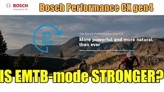 더 강력한 EMTB 또는 SPORT 모드 - Bosch Performance CX gen4