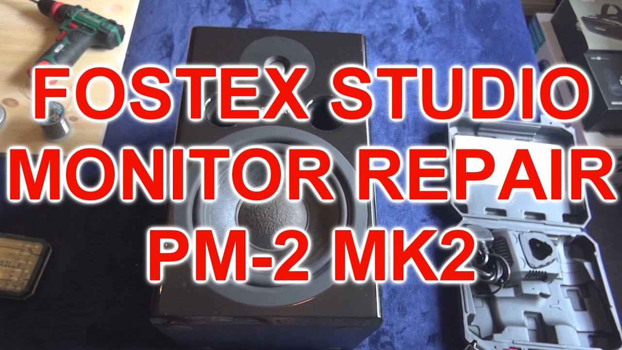 オーディオ機器 スピーカー Fostex PM-2 MK2 repair