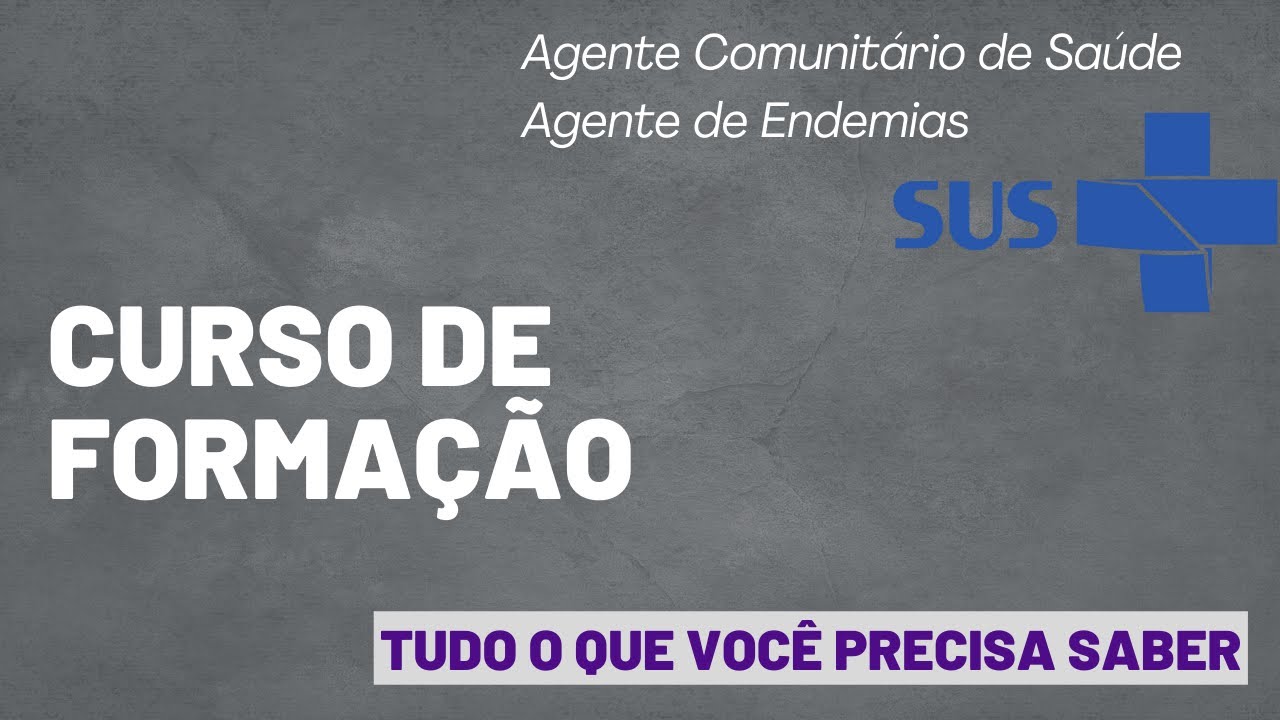 Curso Online de Agente Comunitário de Saúde Grátis