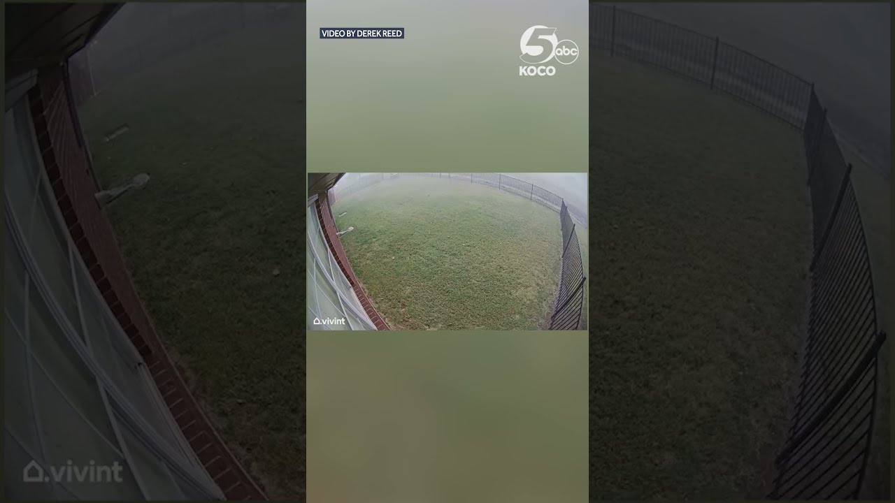 WATCH Surveillance Video Captures Tree Crashing On Moore Home