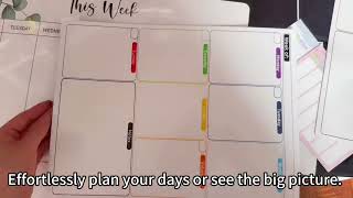 Soft Magnetic Schedule Planner | Easy Daily & Weekly Organizer screenshot 5
