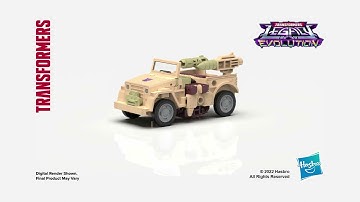 Transformers Legacy Evolution Deluxe Class Detritus (360° official video)