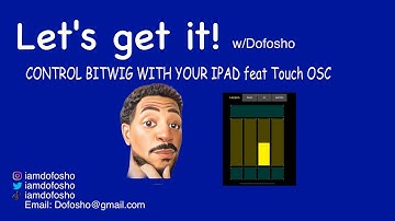 How to control @Bitwig with your iPad with Touch OSC