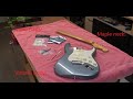 2020 Fender Vintera 60's Stratocaster - Parts build and setup.  ASMR plastic film removal at 10:05!