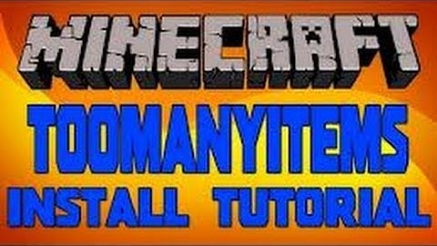 How to download and install too many items mod on minecraft 1.4.7