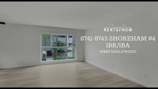 Celebrity 8741 8743 Shoreham #4 West Hollywood CA | 1 Bedroom 1 Bath Wealth