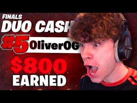 5TH Place In DUO CASH CUP FINALS ($800) 🏆 w/BatmanBugha | OliverOG