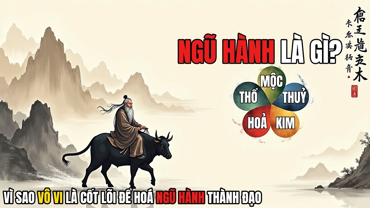 Lão Tử Dạy: Vô Vi & Ngũ Hành Kim, Mộc, Thuỷ, Hoả, Thổ Là Gì? | Tinh Hoa Đạo Gia & Triết Lý Cổ Xưa