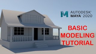 Autodesk Maya House Modeling Tutorial screenshot 5