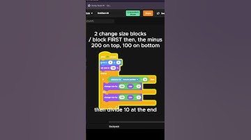 how to make smooth size changes in 20 seconds #scratch #coding #shorts #tutorial