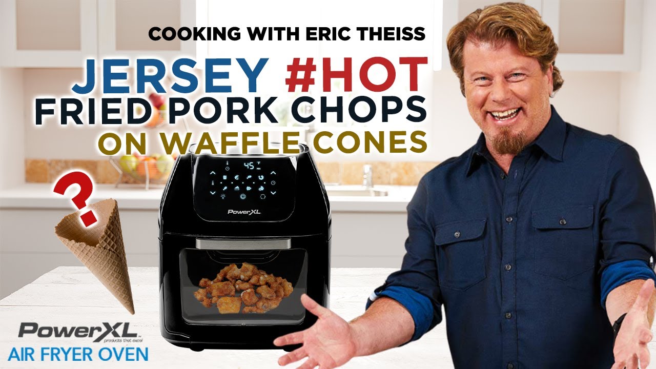 Find out how to make Jersey #Hot Fried Pork Chops on Waffle Cones recipe with Eric Theiss