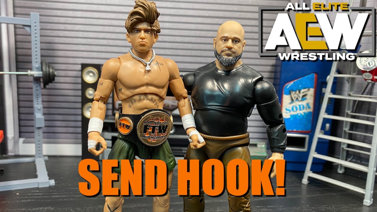 Hook AEW Ringside Exclusive FTW All Elite Wrestling Action Figure Jazwares  New